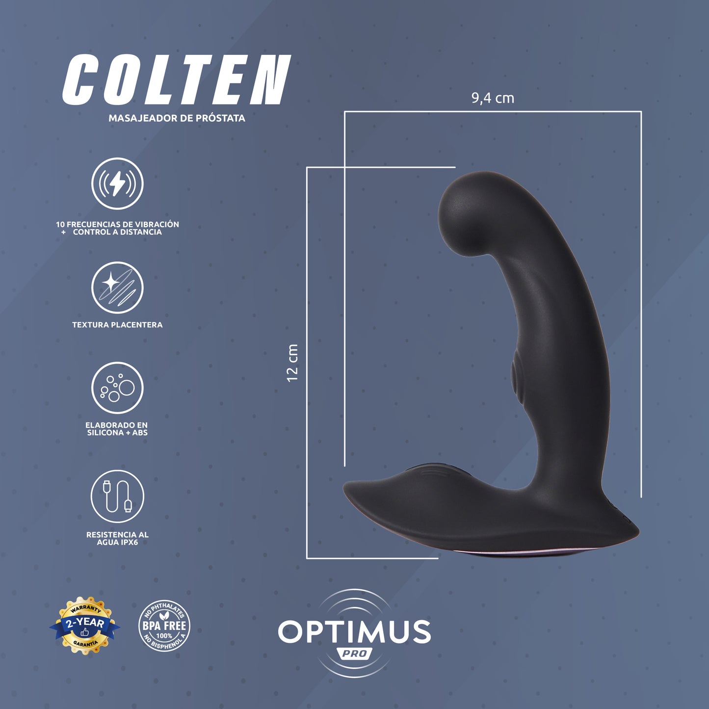 Estimulador de Prostata Colten Camtoyz