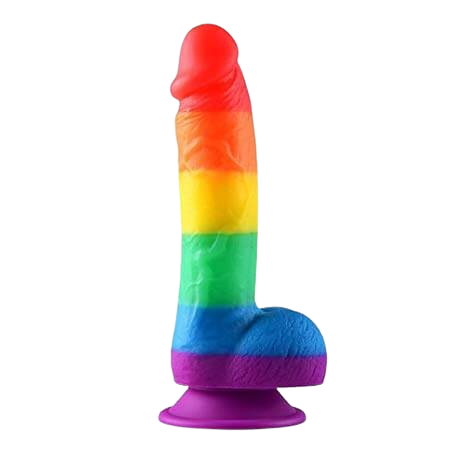 Dildo Realista Arcoíris 20 cm