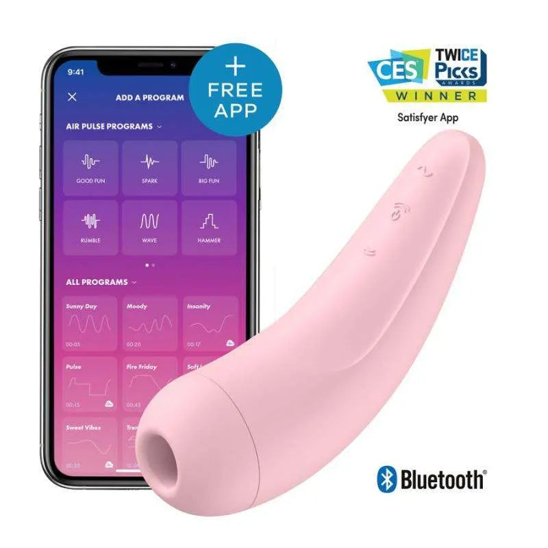 Succionador con aplicación móvil, logos de Bluetooth y premios - Sexpecialista Shop