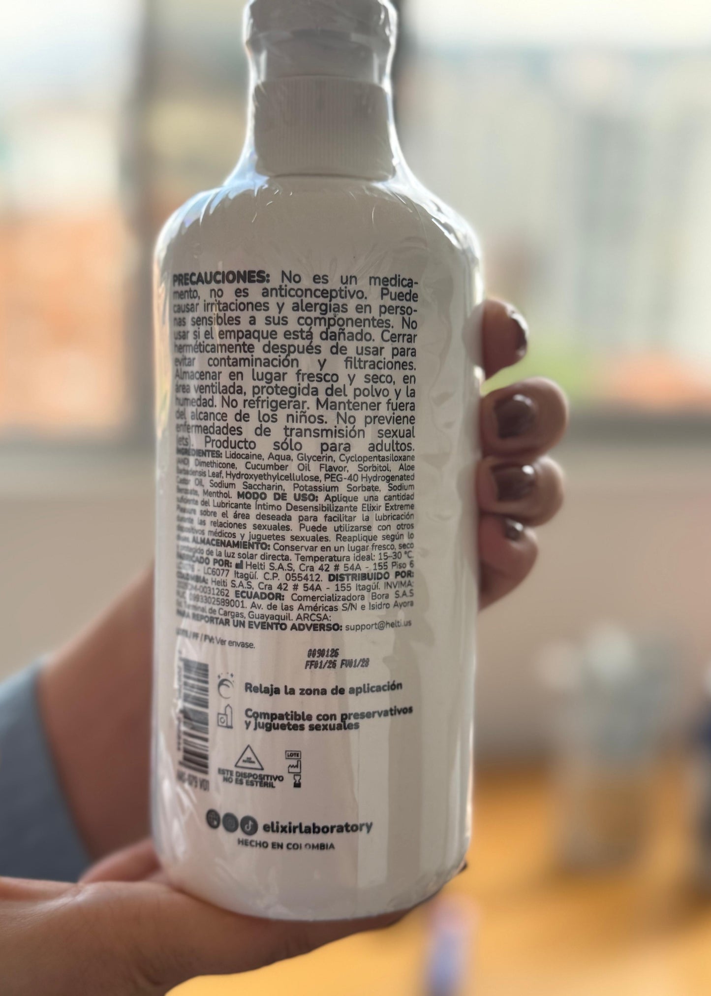 Lubricante íntimo Desensibilizante Anal 500 ml