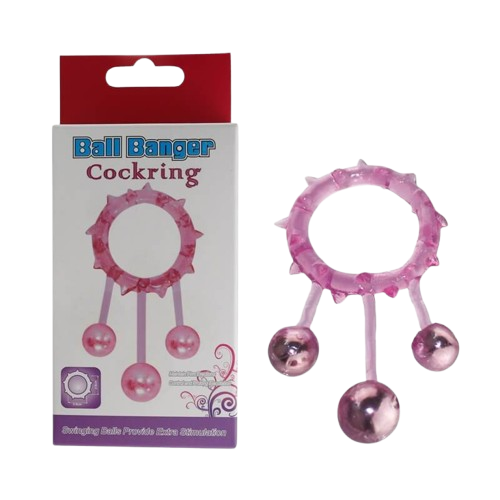 Anillo con Bolas Estimuladoras  para el Pene  – Blass