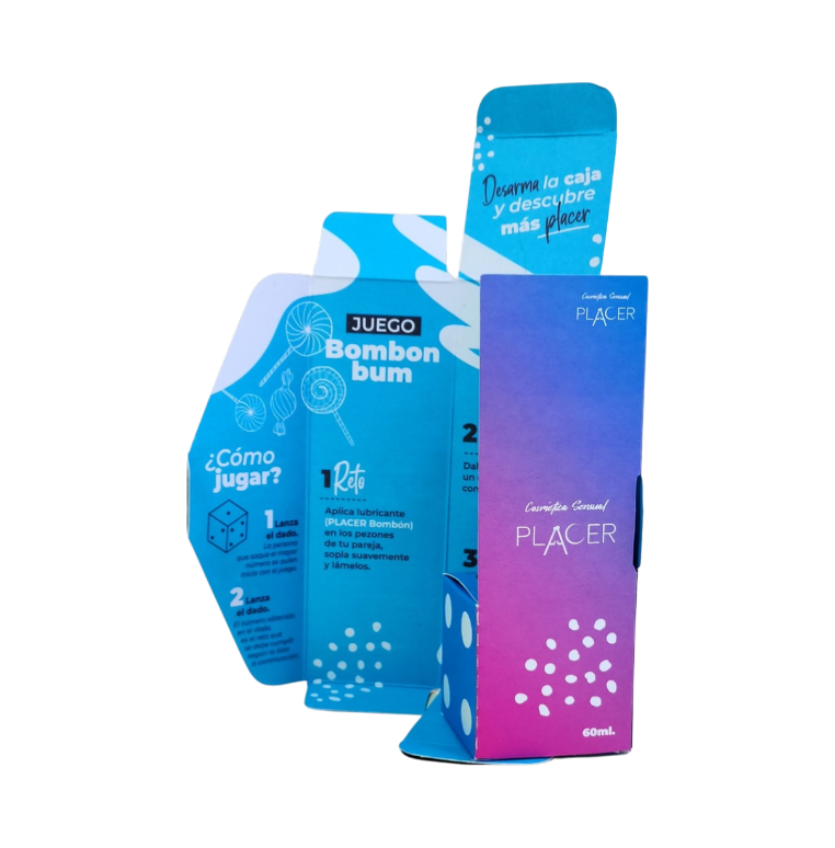 Lubricante saborizado bombon (incluye juego sexual de pareja)