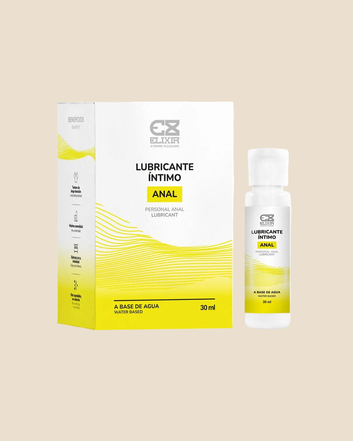 Lubricante anal Elixir  (no contiene anestésicos)