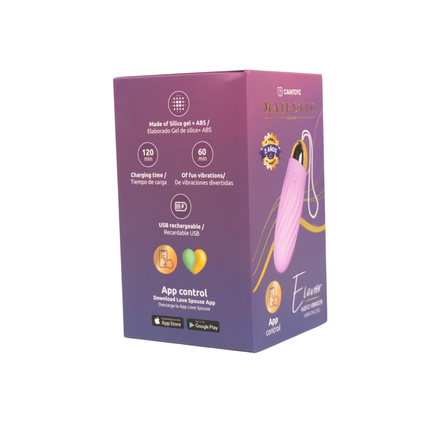 Huevo vibrador con App Elenor