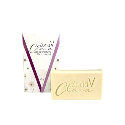 Jabón efecto aclarante